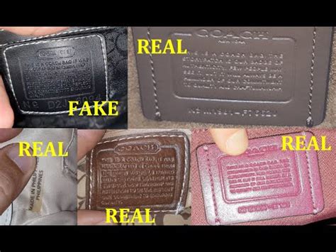 fake vs real coach bag|authentic coach tote bag.